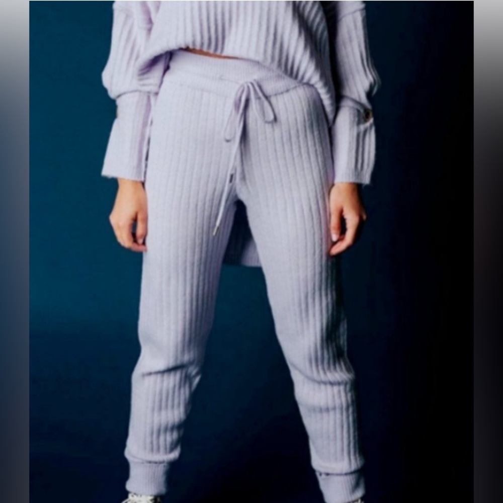 Women's Lavender Knit Pants